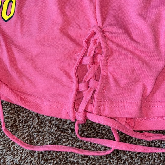 Pink “Forever Blessed” Crop Top - Picture 4 of 4